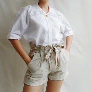Vintage White Blouse S/M